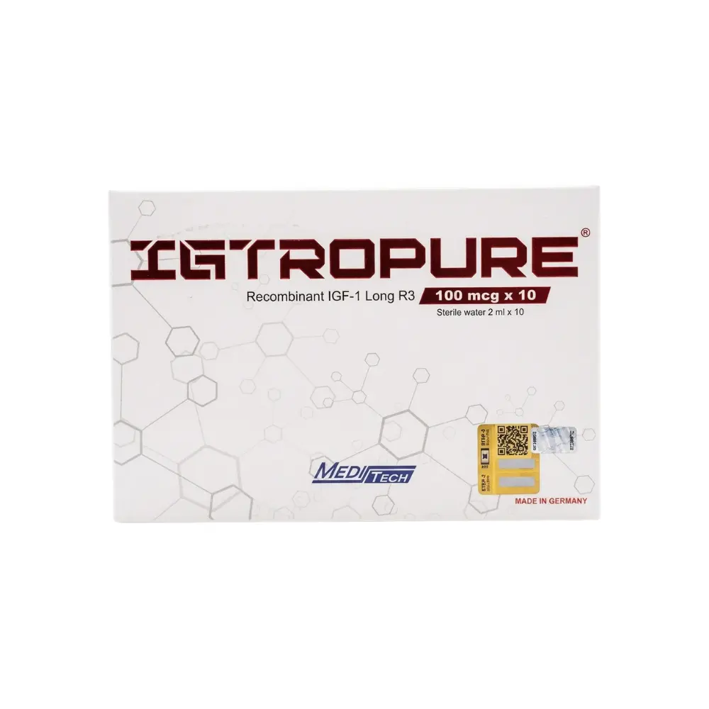 بيبتيد Meditech IGTROPURE IGF-1 LR3 1 mg - ببتيد ميدي تيك إيجتروبيور آي جي إف 1 إل آر 3 تركيز 1 مجم Peptide Egypt