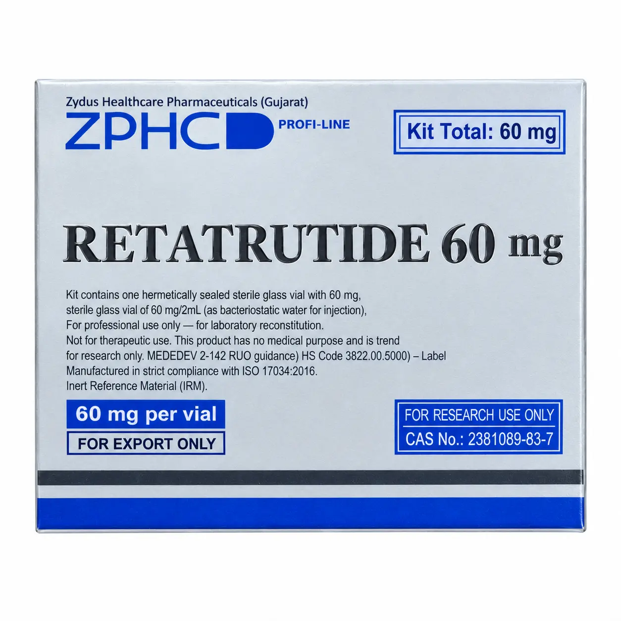 بيبتيد Retatrutide 60mg Vial - ريتاتروتايد 60 مجم فايل Peptide Egypt